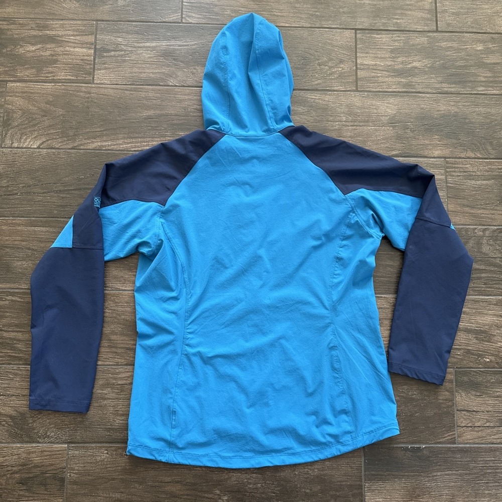 Outdoor Research Ferrosi Jacket Women XL Blue Lightweight Softshell Hooded - Picture 2 of 10